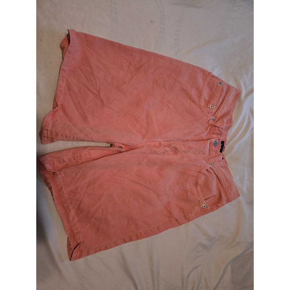 Gap Salmon Pink Denim Shorts Size 8 Women's Coral Orange Jean Jorts Summer